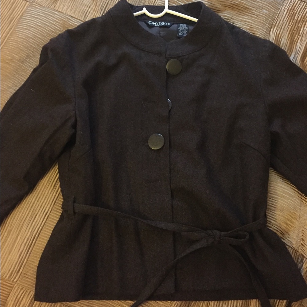 Dark Brown Swing Jacket